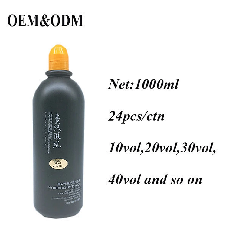 OEM/ODM professional free samples organic hair bleach cream hair color developer