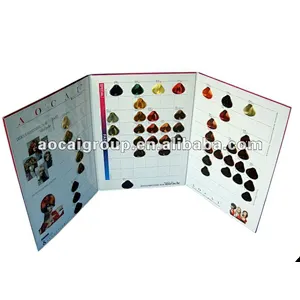 OEM Hair Color Chart manufacturer Hair Dye hair color swatch book