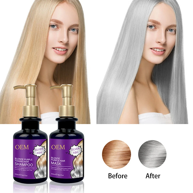 High quality Brassy Control Purple Toner Silver Shampoo OEM/ODM