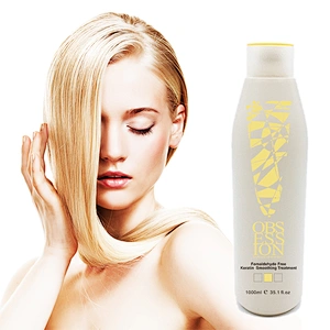 Obsession professional hair treatment keratin hair straightening cream Brazilian