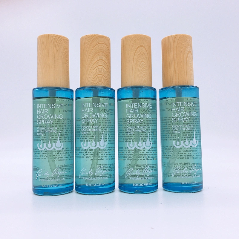 Private label natural pure anti hair loss treatment products hair growth spray oil for men and women