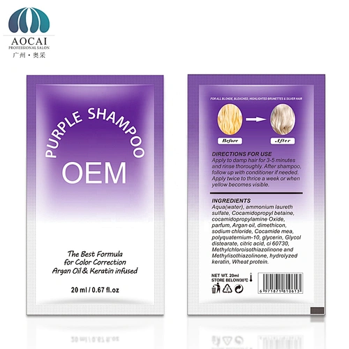 No yellow shampoo remove Yellow Purple Silver Shampoo makes elegant good looking hair