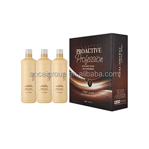 OEM 1000ml *3 hair rebonding products straightening cream