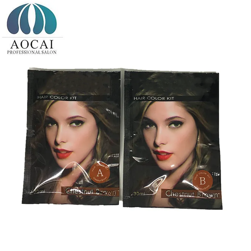 Low Cost Convenient Herbal Easy Operation hair dye Permanent Magic Black hair color  cream