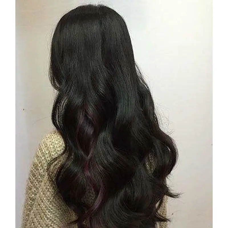 Frut vinegar no ammonia extracts natural hair black color dye gel