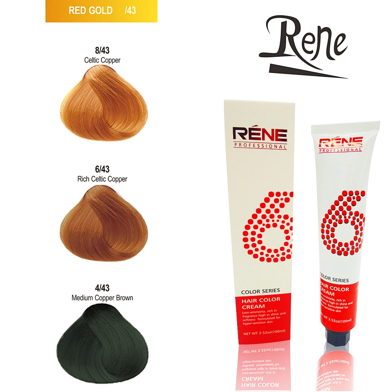 Professional high quality natural 100ml hair dye hair color cream