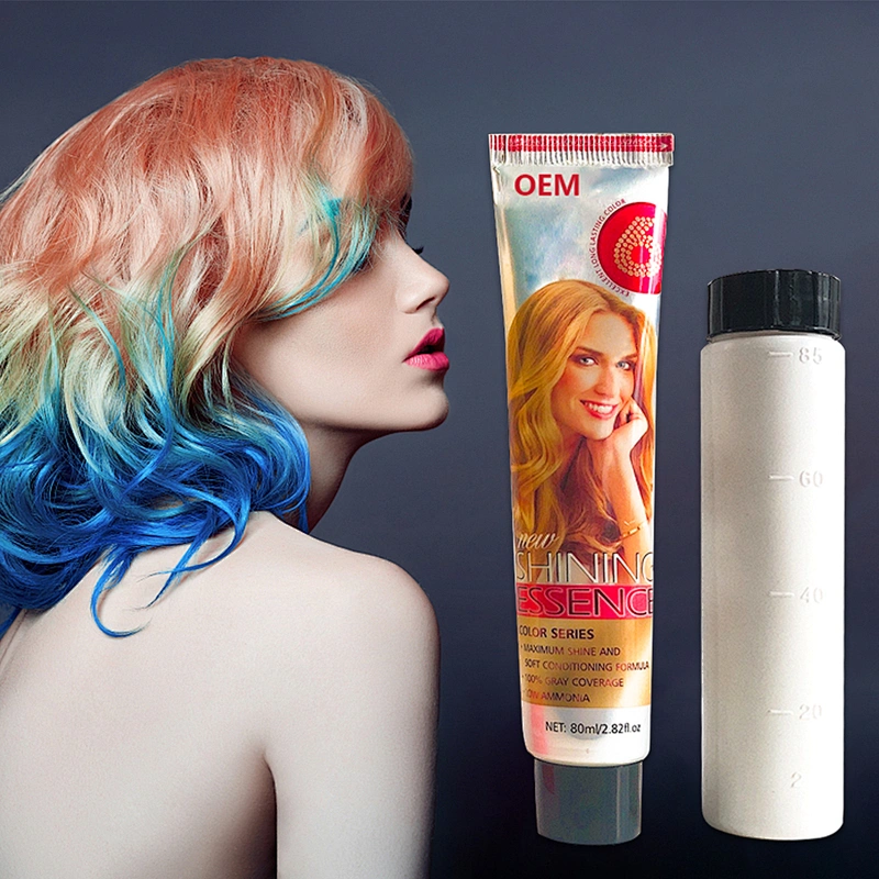 home use speedy shiny and beautiful natural looking hair color cream permanent with developers