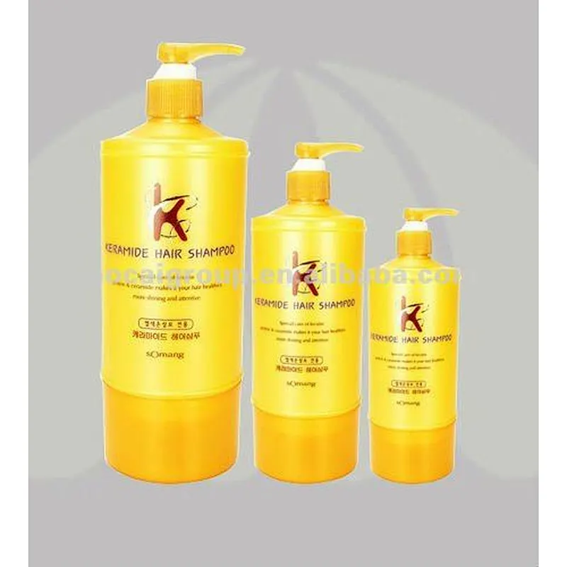 Oem low moq  Natural Herbal Bio Keratin shampoo golden ginger  shampoo Organic Hair shampoo
