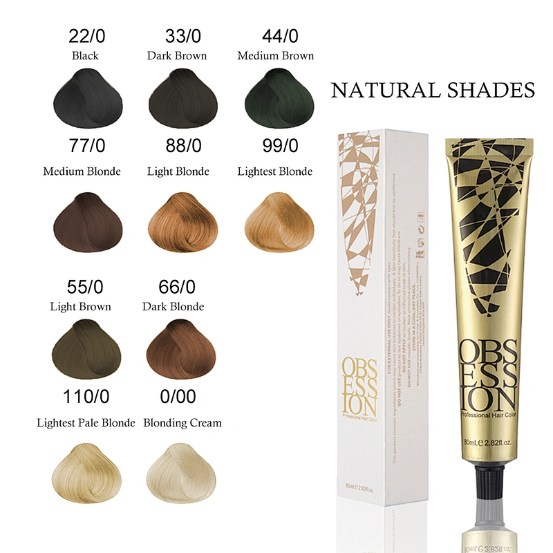 private label hair dye permanent low ammonium colour hair cream hair dye