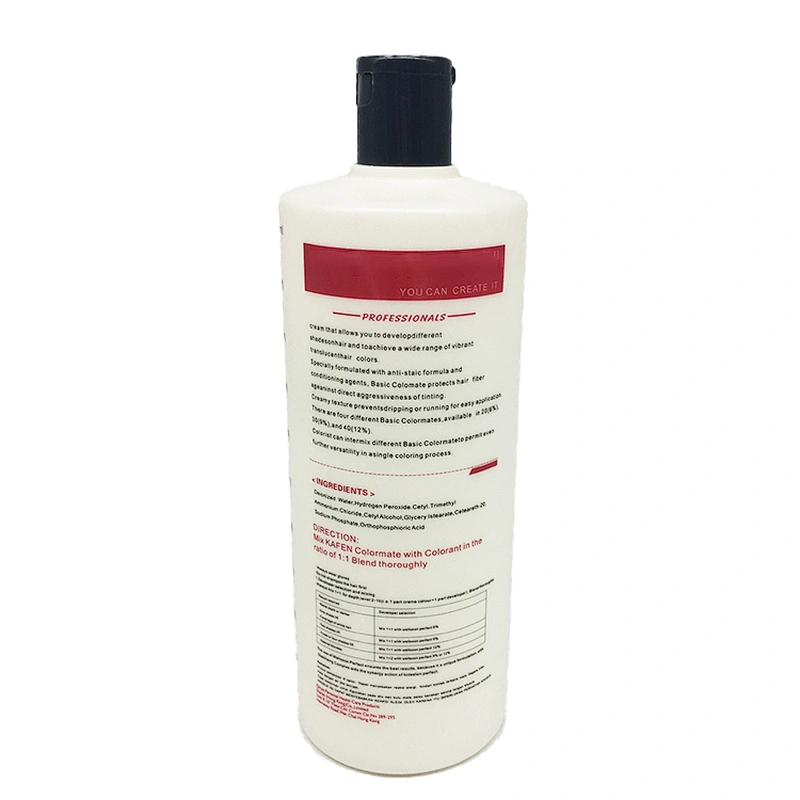 Hair dye oxygen peroxide hair color developer for hair color cream