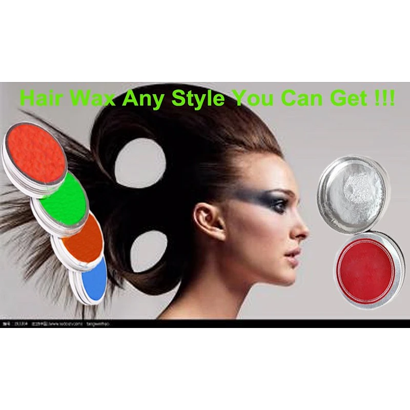 OEM Temporary Hair Color Wax Clay Dye Cream  Hair Paint Wax Hair pomade