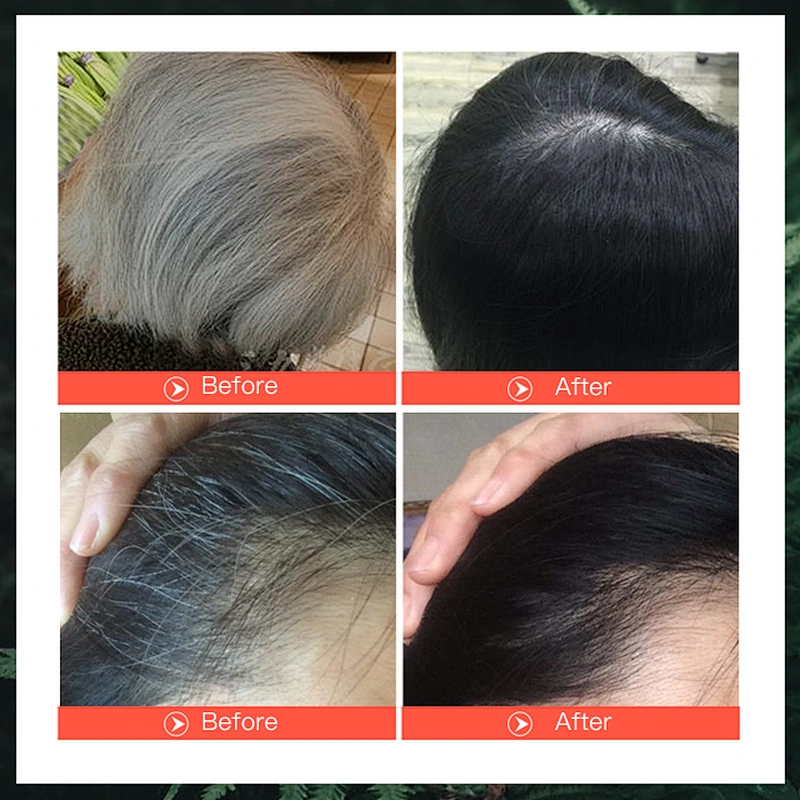 Raw material hair dye with oxidant cream natural black Dye Shampoo for cover grey hair