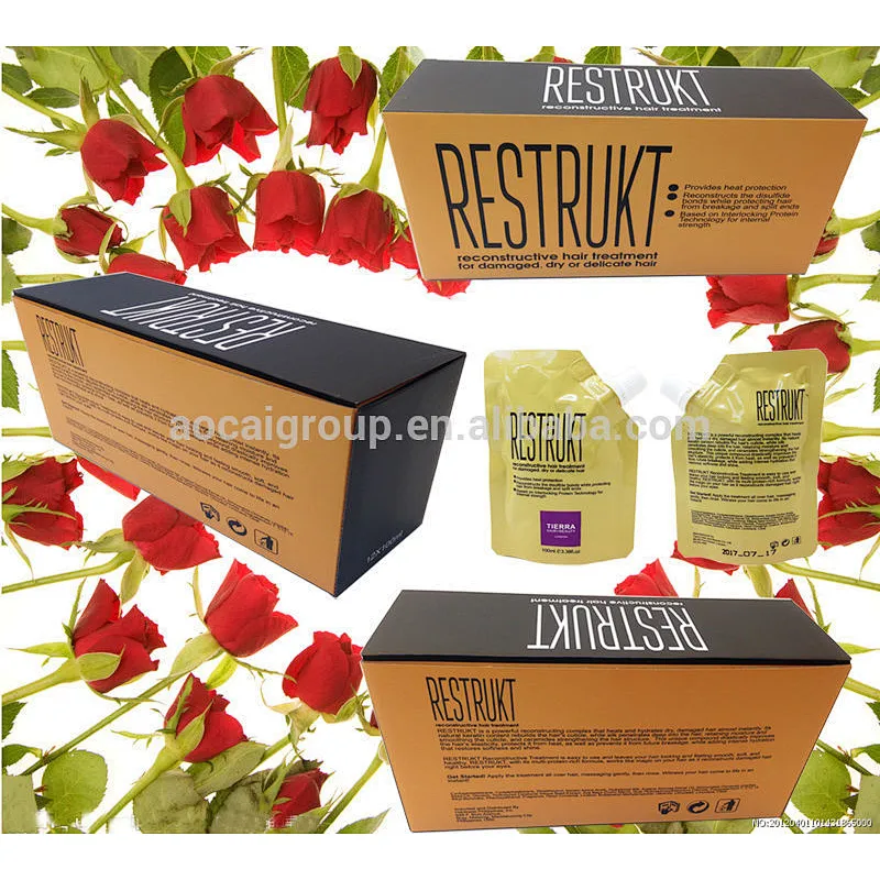 Hair care treatment for damaged heat processed hair 300M/Keratin content Hair treatment cream
