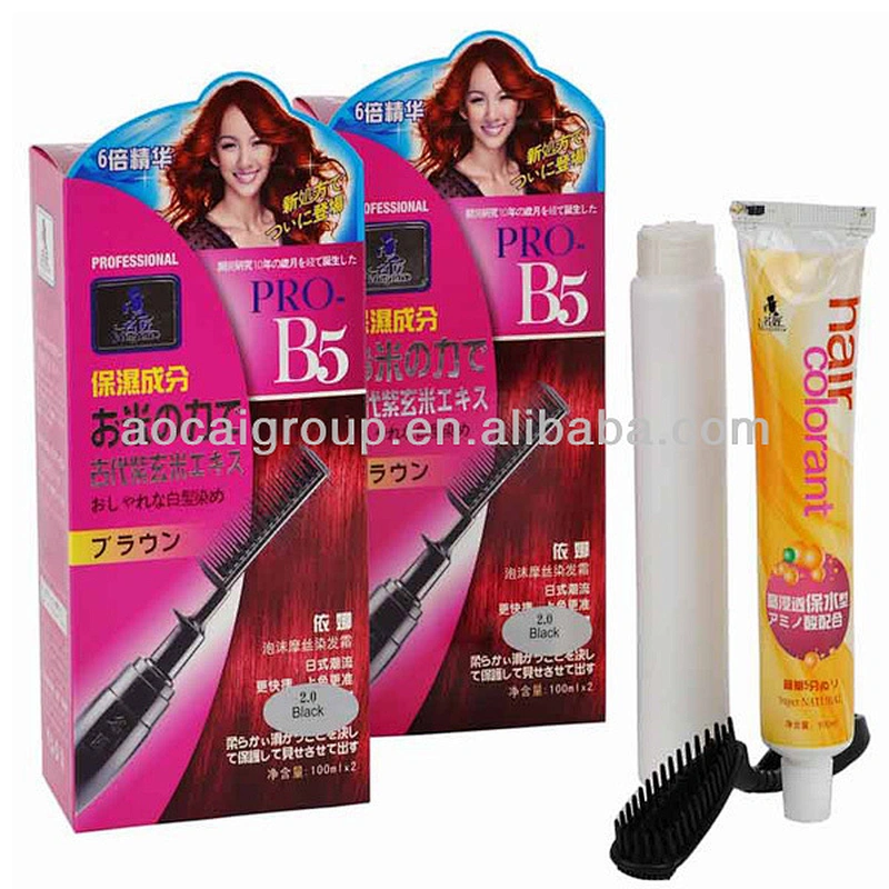 hair dye cream ice cream hair color with oxidant