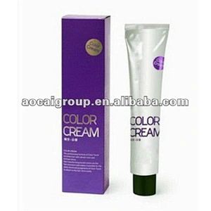 Permanent hair dye cream color colour 100 % cover gray hair