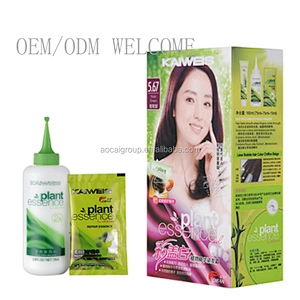 Professional color cream for brazilian hair sell best colored home use hair dye