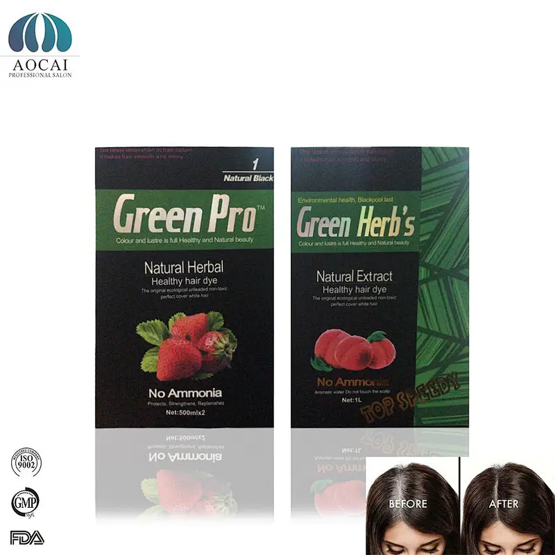 OEM High quality Fruit berry natural black hair gel oil care herbal hair dye