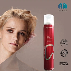 Natural hair thickening spray strong hold hair spray
