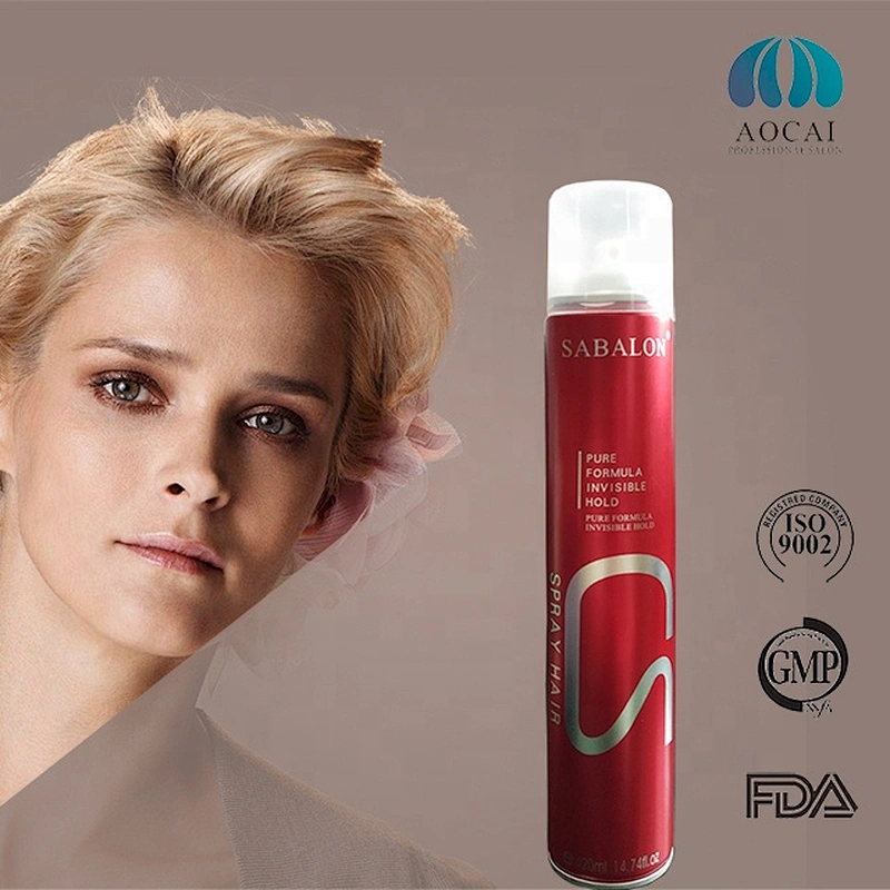 Natural hair thickening spray strong hold hair spray
