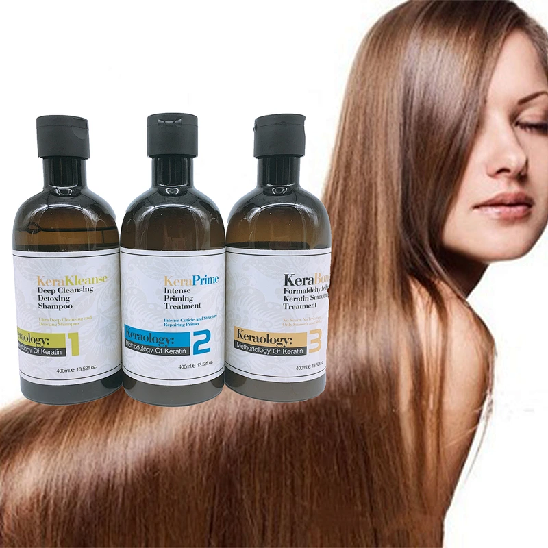 Hair Keratin Organic Treatment 0% Formalin Formula Keratin Repair Smooth Nutritive Hair
