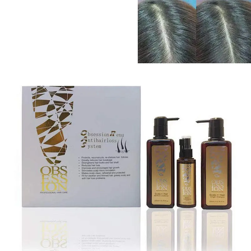 OBSESSION ginger anti loss regrowth hair treatment shampoo
