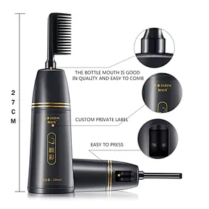 200ml comb hair color dye shampoo permanent chestnut brown color dye for wholesale OEM/ODM