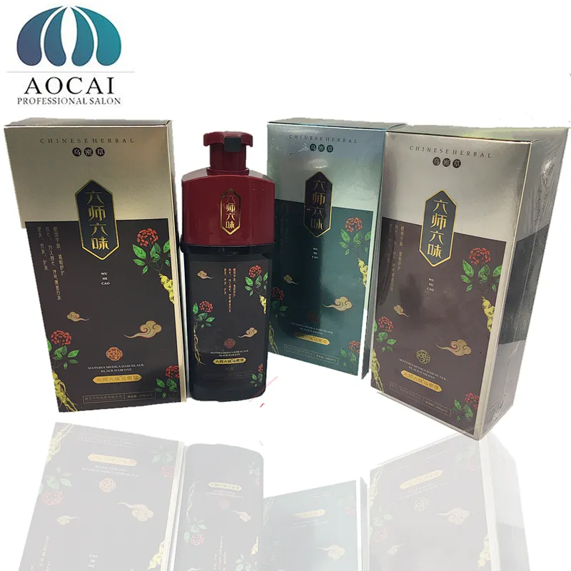 480ml  Hair Color Dye 5 Minutes Fast Hair Darkening Shampoo Natural  Black Hair Shampoo