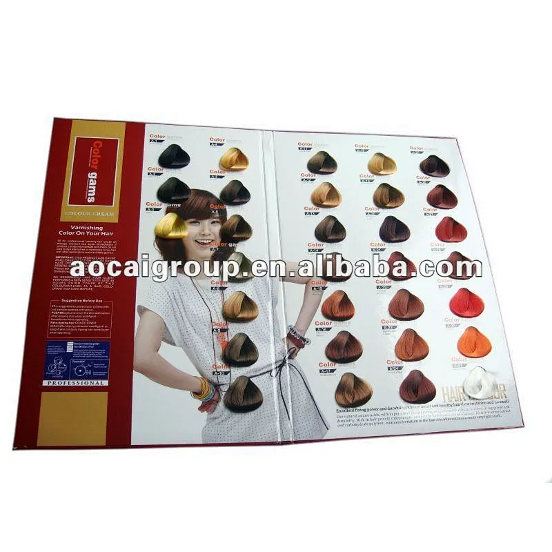full range color chart color swatch book OEM ODM