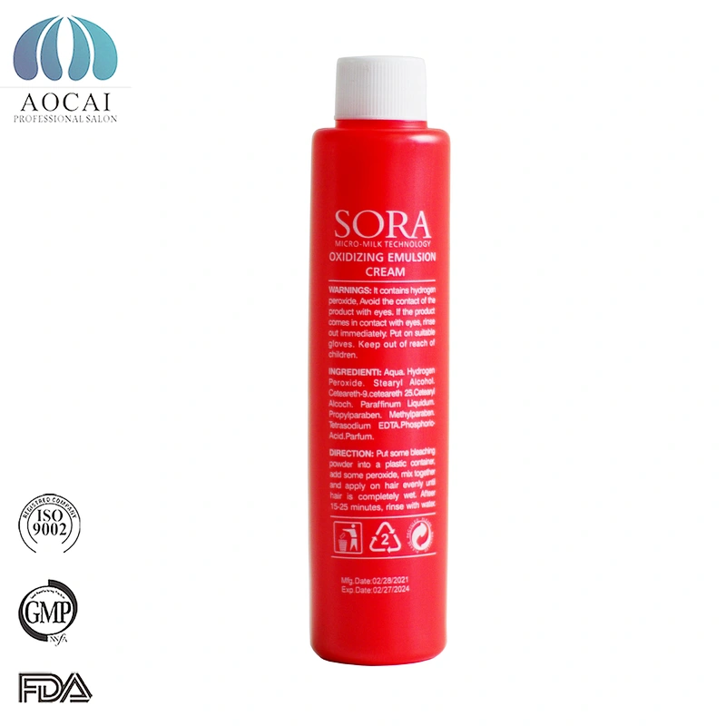 Factory OEM 100ML Oxidized cream peroxide  hair color developer for hair color cream 10% 20% 30% 40%