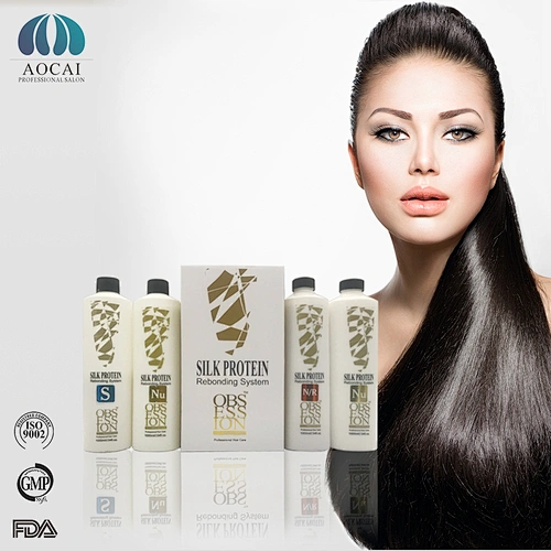 permanent hair straightening hair rebonding cream  natural hair straightening cream 1000ml*2