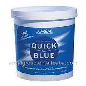Professional 500ml blue hair bleaching powder environment color  bleach