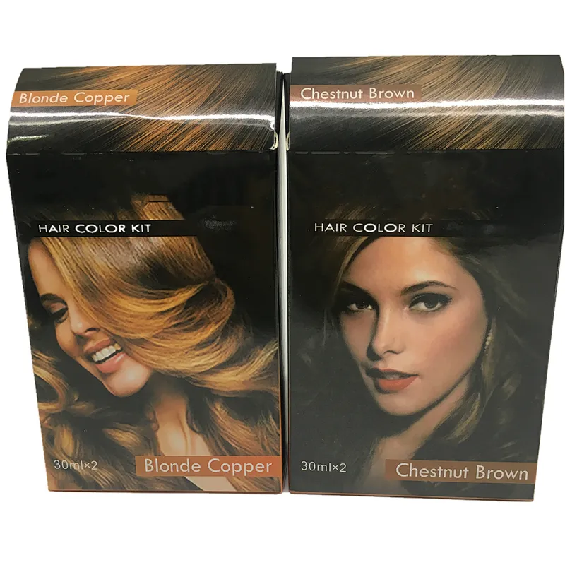 Low Cost Convenient Herbal Easy Operation hair dye Permanent Magic Black hair color  cream