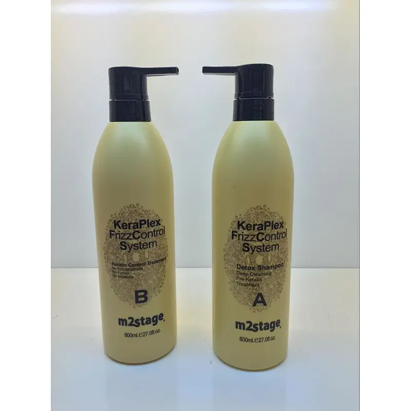 brazilian 800ml*2 and deep cleaning shampoo Keratin hair treatment