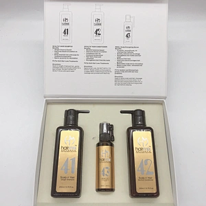 Oem odm hair regrowth shampoo conditioner set effective anti hair loss treatment