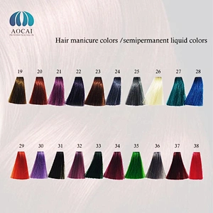 Private label 100% High Quality hair colour chart hair dye color cream swatch book