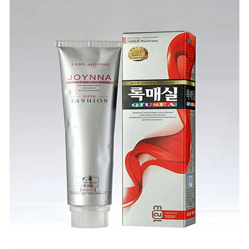 Hair color permanent type 100ml ammonia free hair color cream