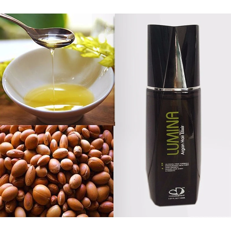 OEM keratin 100% pure argan oil hair serum moisturizing hair treatment private label hair oil
