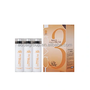 OEM 1000ml *3 hair rebonding products straightening cream