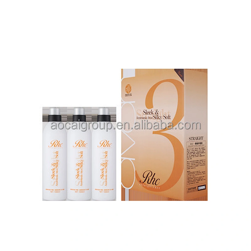 OEM 1000ml *3 hair rebonding products straightening cream