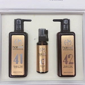 Oem odm hair regrowth shampoo conditioner set effective anti hair loss treatment