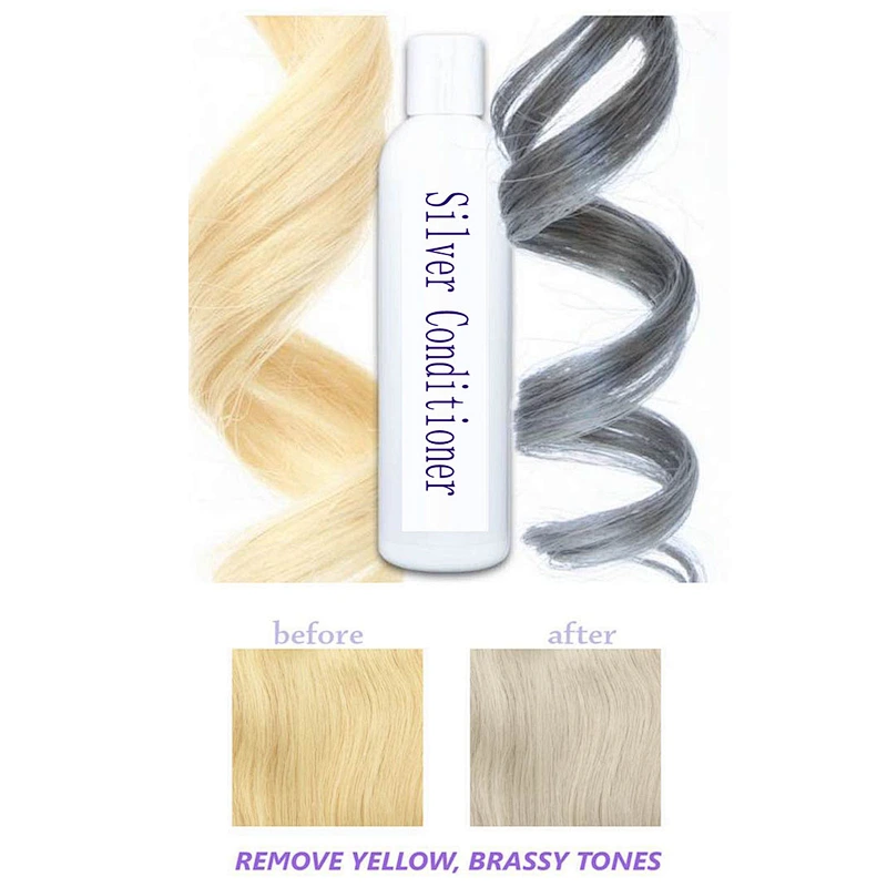 Purple shampoo blonde No yellow hair color dye shampooina