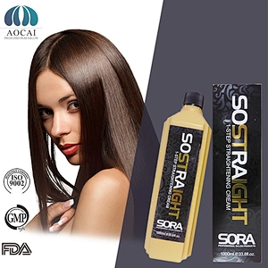 OEM/ODM Factory Price 1000ML brazilian keratin hair straightening  cream protein hair rebonding cream
