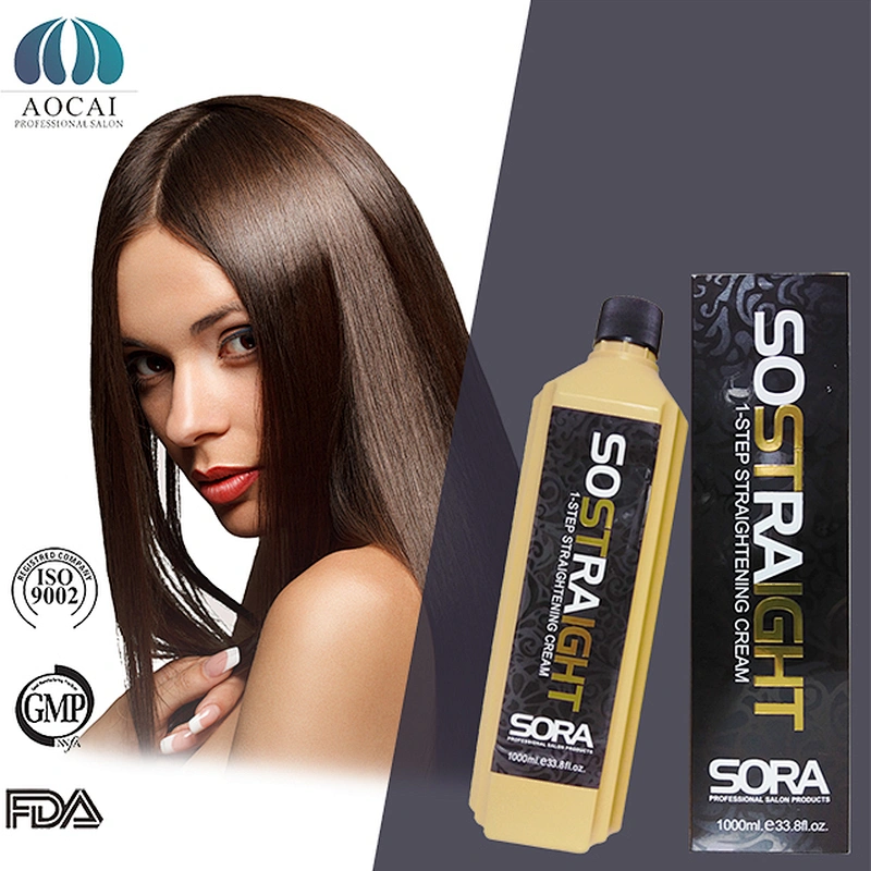 OEM/ODM Factory Price 1000ML brazilian keratin hair straightening  cream protein hair rebonding cream