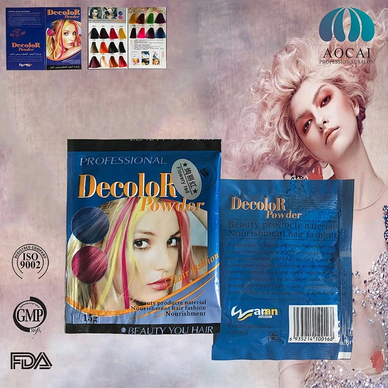 Sachet Hair color bleaching powder for hair OEM
