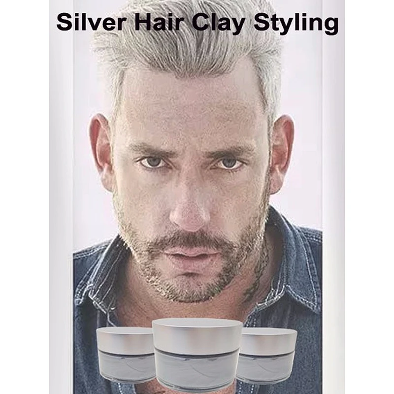 OEM Temporary Hair Color Wax Clay Dye Cream  Hair Paint Wax Hair pomade