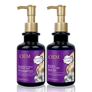 High quality Brassy Control Purple Toner Silver Shampoo OEM/ODM