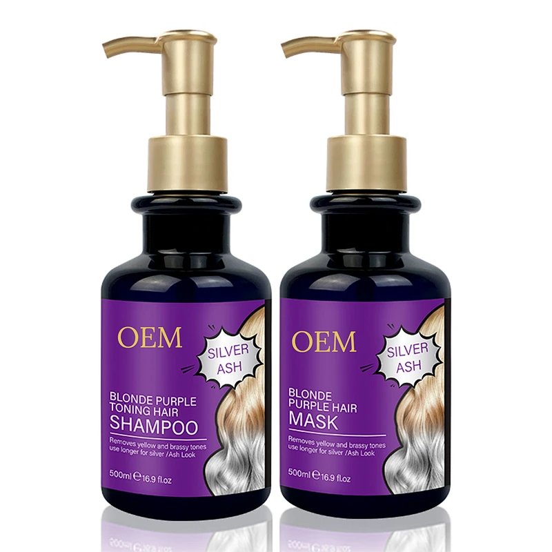 High quality Brassy Control Purple Toner Silver Shampoo OEM/ODM
