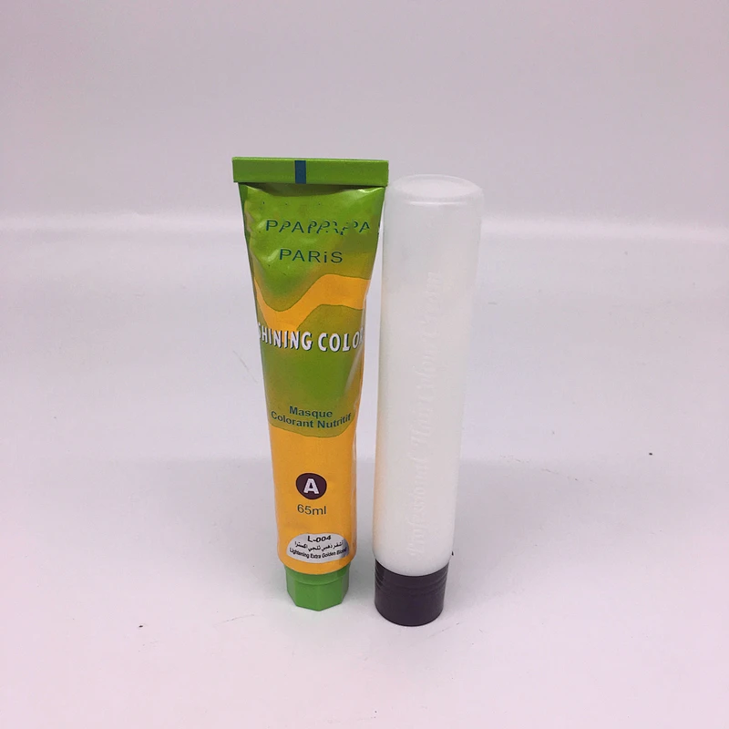 Best Professional Hair Dye Home Permanent Easy Color Gold Hair Color Cream with Developer