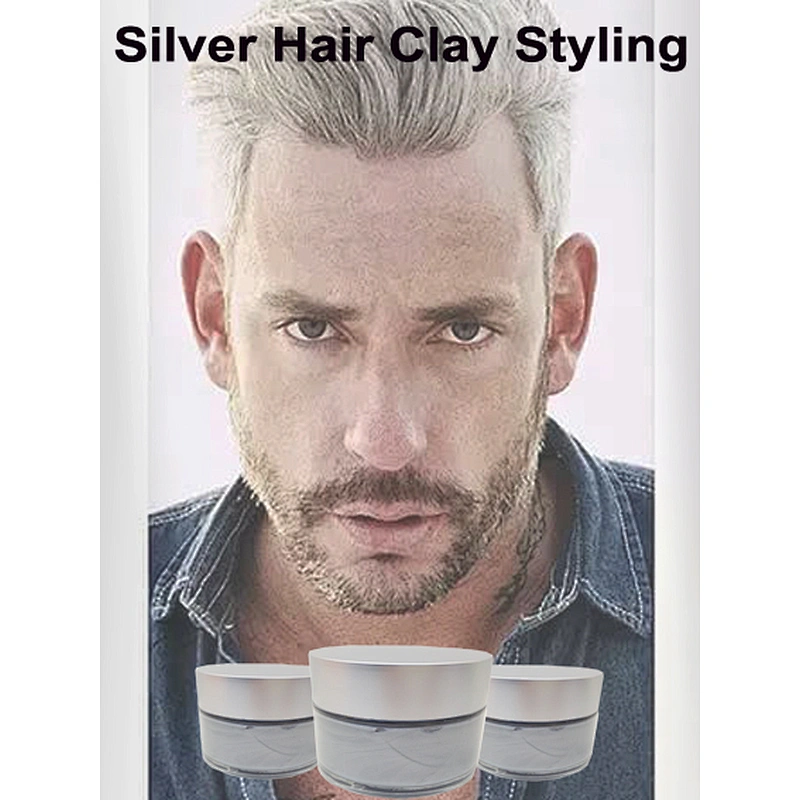 OEM  strong hold Hair pomade styling Temporary Hair Color Wax Clay Dye Cream  Hair Paint Wax