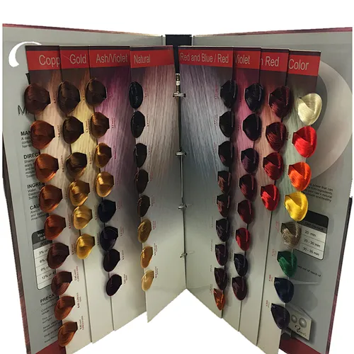 OEM Hair Color Chart manufacturer Hair Dye hair color swatch book